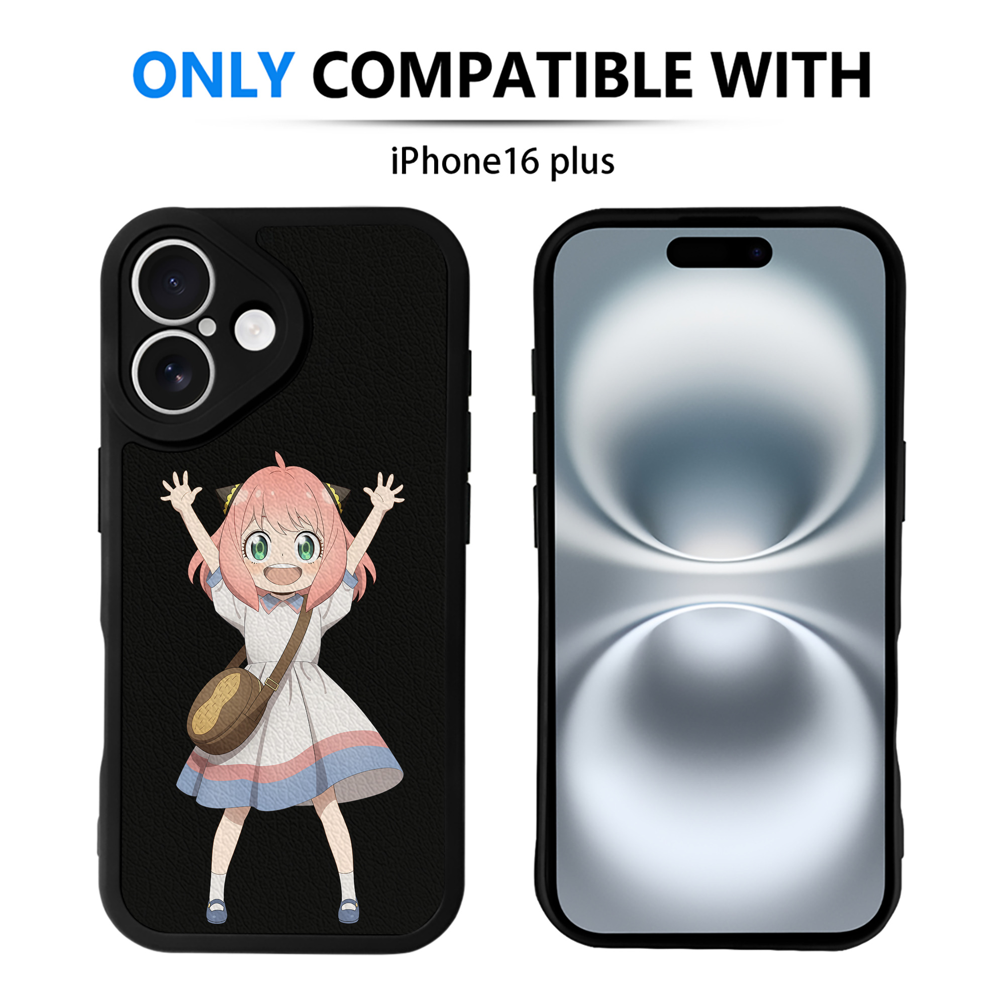 （画像用） SPY×FAMILY间谍家家酒 【iPhone 16シリーズ対応】シリコンスマホケース（レザー調） 材質：シリコン